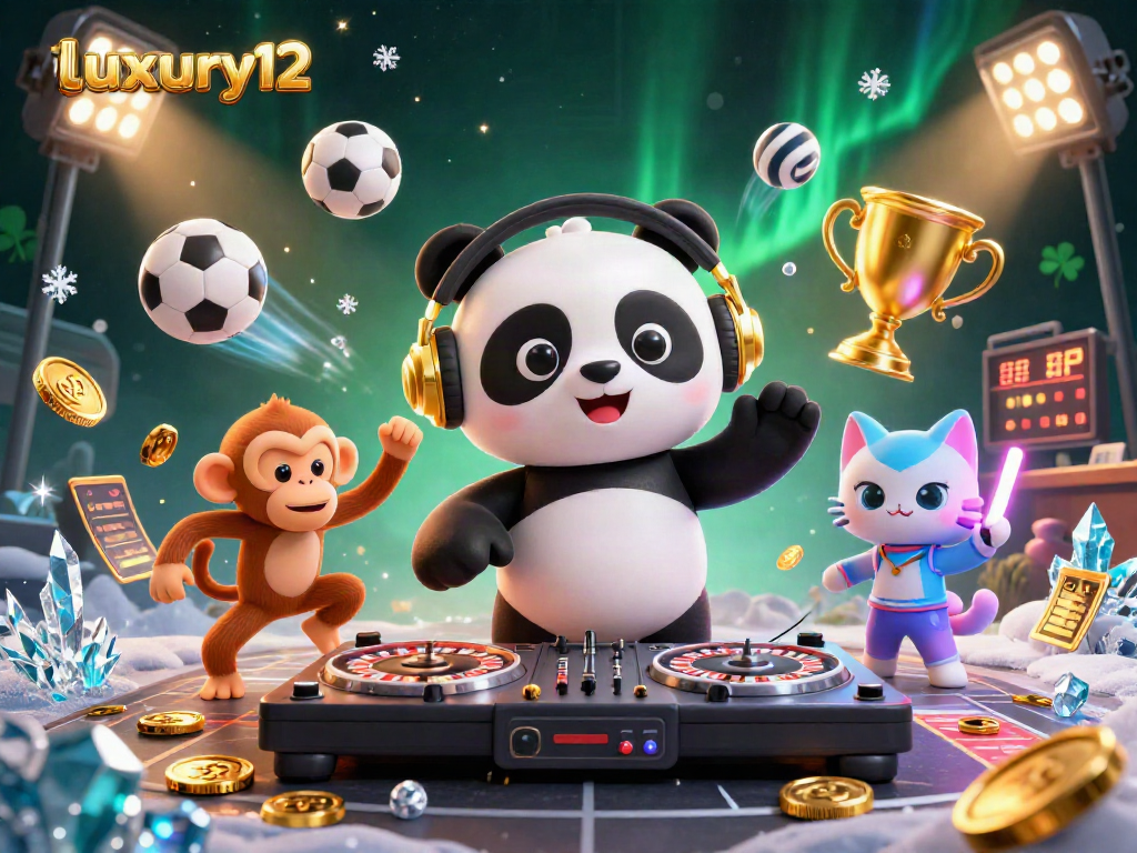 Experience the excitement of luxury12 with a DJ panda and glow-stick kitten in action!