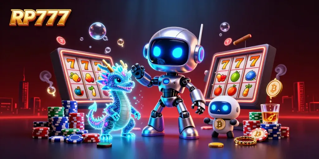 Experience top-tier gaming excitement with RP777, showcasing thrilling slots and charismatic robot mascots.