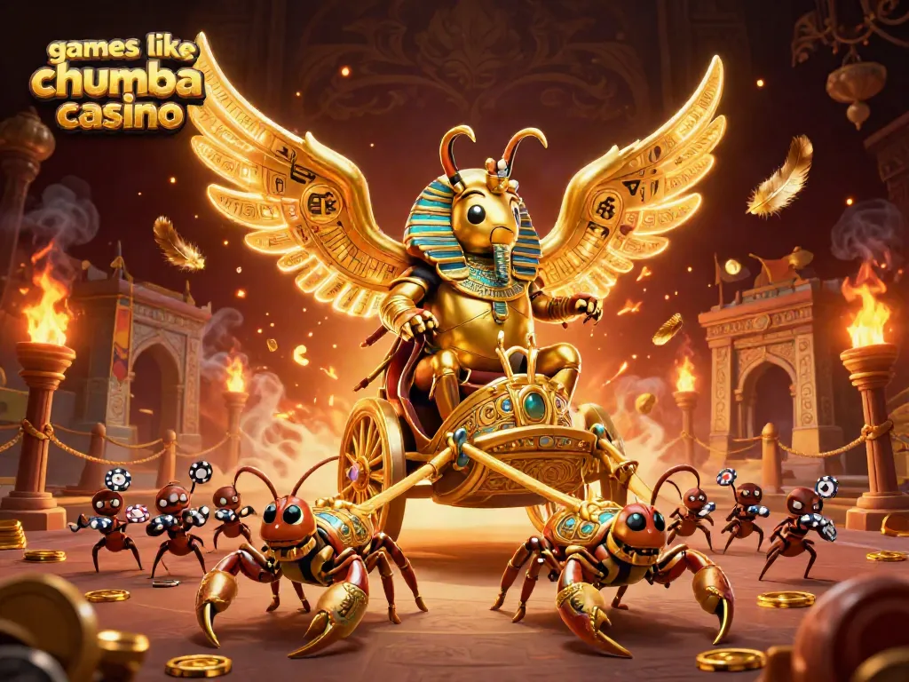 Experience thrilling gameplay like Chumba Casino with this dynamic gaming illustration.