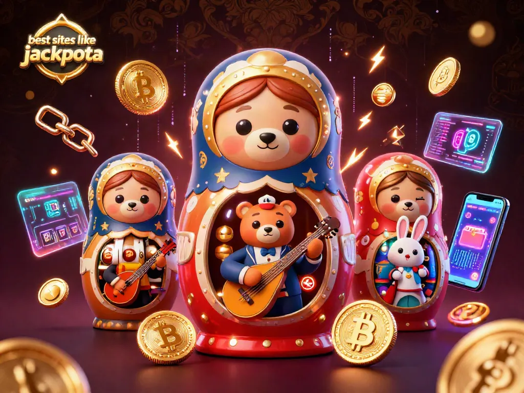 Experience the excitement at the best sites like Jackpota with vibrant casino illustrations.