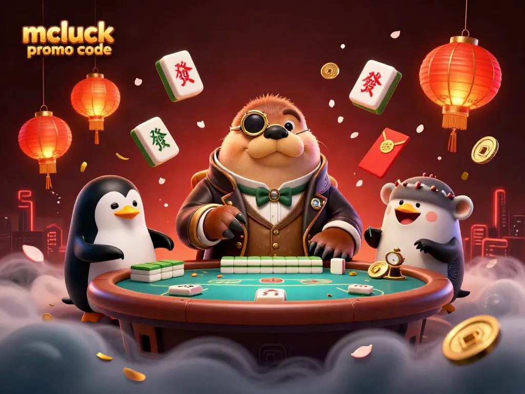 Win big using the mcluck promo code at an underwater poker game with unique characters!