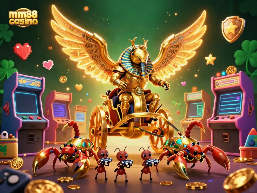 Engage in the thrilling experience of mm88 casino with vibrant characters and rich gaming elements.