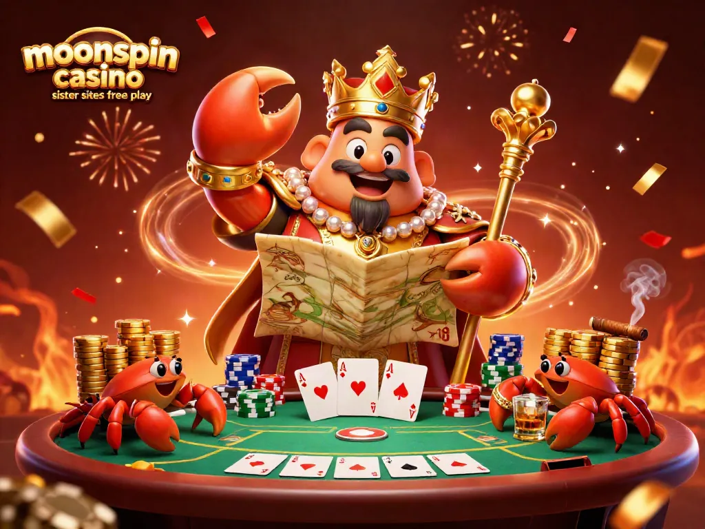 Enjoy the excitement of moonspin casino sister sites free play with vibrant 3D casino illustration.