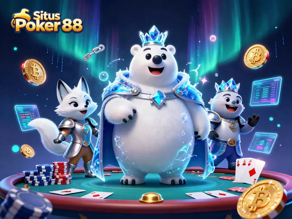Situs Poker88 offers an interactive poker experience with vibrant virtual cards and chips.