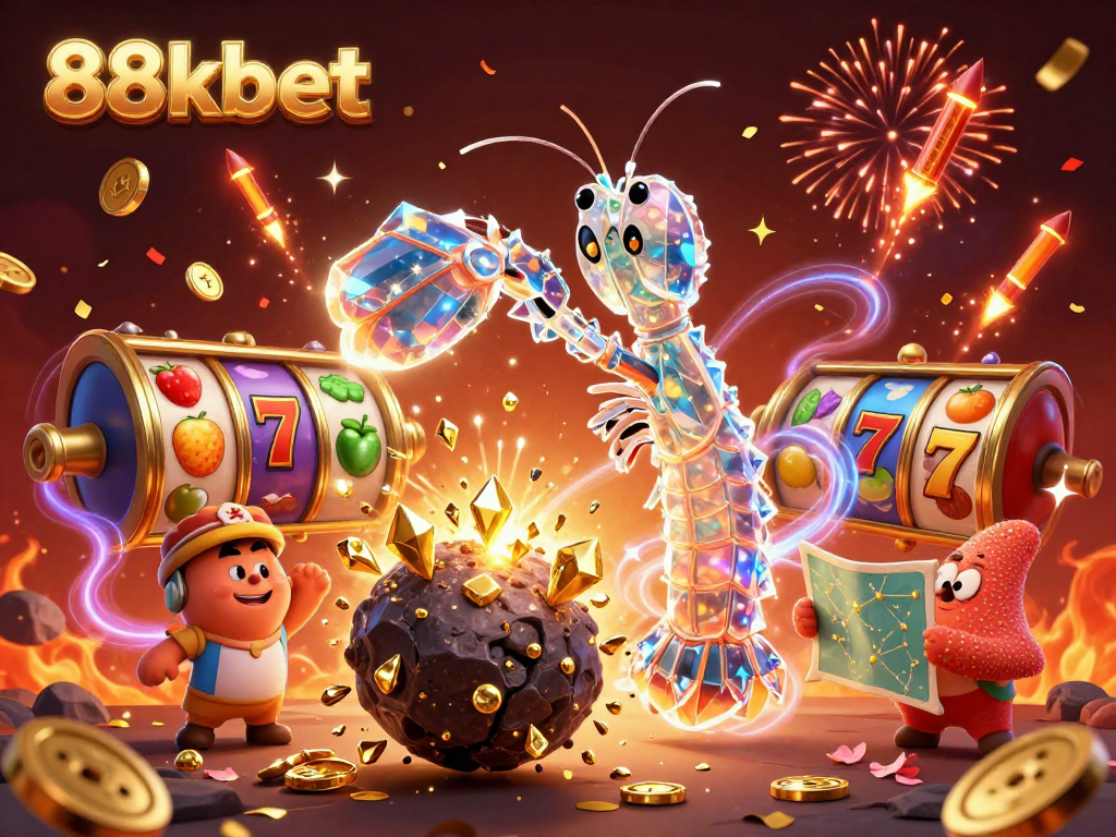 Experience the thrill of winning jackpots at 88kbet with exploding gold coins and vibrant casino action.