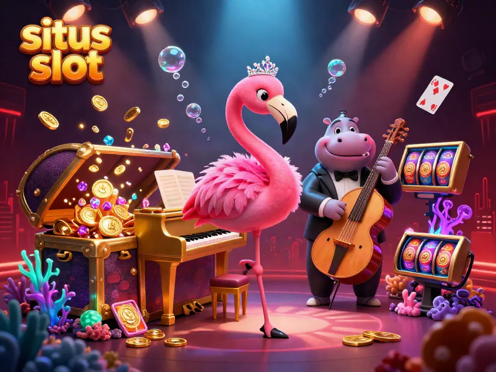 Engage in thrilling gameplay at situs slot with vibrant characters and dynamic gaming elements.