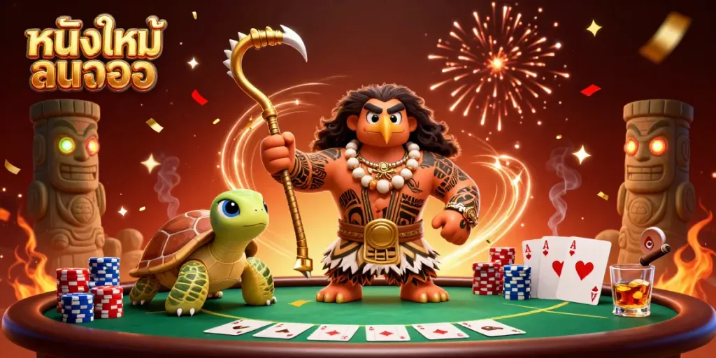 Engage with thrilling movies and winning strategies at หนังใหม่ชนโรง online, blending colorful poker elements.