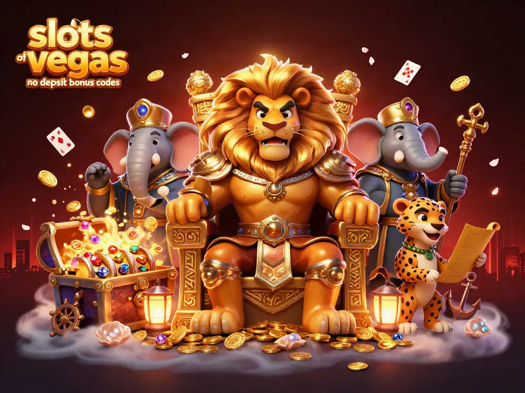 Experience exciting slots of vegas no deposit bonus codes with a king, advisor, and messenger in a rich 3D scene.